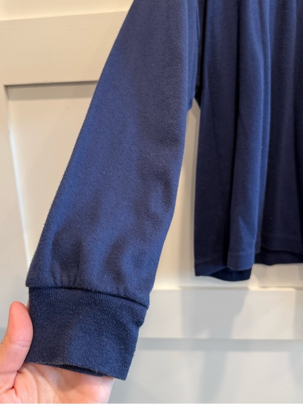 Classic Navy Turtleneck Top - Picture 3 of 6